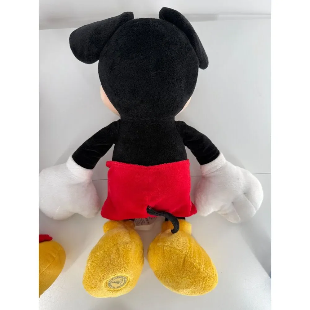 Disney Mickey Minnie Mouse Plush Set 2 Stuffed Toys Disney Store - Picture 8 of 11